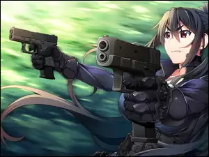 Dziewczyna z pistoletami w Anime