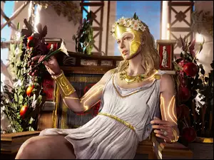 Kobieta w grze Assassins Creed Odyssey