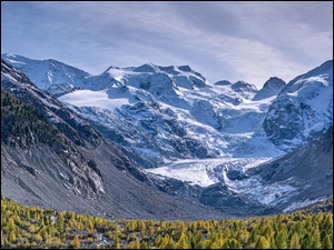 Lodowiec Morteratsch Glacier
