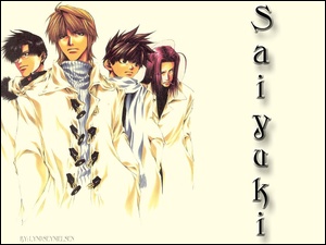 kremowe, Saiyuki, w płaszczach