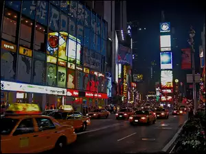 Nowy Jork, Taksówki, Times Square, Żółte
