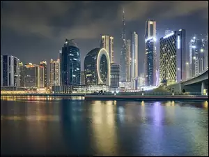Miasto, Zjednoczone Emiraty Arabskie, Rzeka, Drapacze chmur, Dubaj