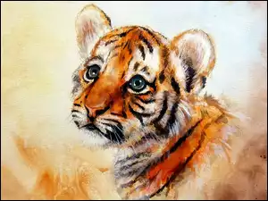Tygrys, Grafika, Paintography