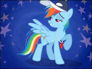 gwiazdki, My Little Pony, Rainbow Dash trener