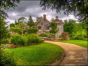 Zamek Scotney w hrabstwie Kent w Anglii
