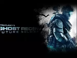 Plakat reklamujący grę komputerową Tom Clancys Ghost Recon