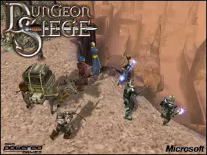 Dungeon Siege, osioł, postacie, osada