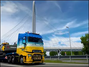 Ciężarówka Renault ETS2 z gry Euro Truck Simulator 2