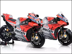 Dwa motocykle Ducati Desmosedici GP