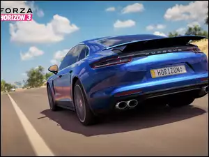 Porsche Panamera z gry Forza Horizon 3