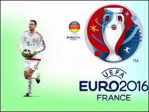 Logo, Euro 2016, PiĹkarz