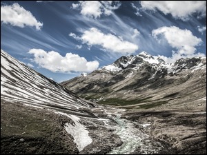 Krajobraz gĂłr w Alpach
