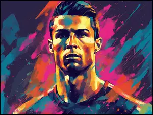 Grafika, Cristiano Ronaldo, PiĹkarz