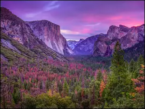 Jesień w Parku Narodowym Yosemite