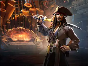 Jack Sparrow z gry Sea of ​​Thieves