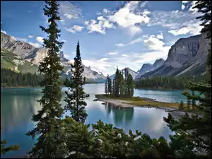 Kanada, Góry, Las, Jezioro