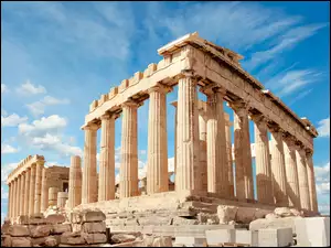 Ateny, Grecja, Partenon, Zabytek, Ruiny, Kolumny