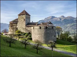 Zamek Vaduz w księstwie Lichtenstein