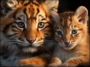 Tygrysy, Dwa, Leżące
