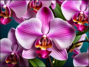Grafika, Orchidea, Storczyk, Kwiat