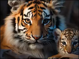 Tygrys, Duży, Mały