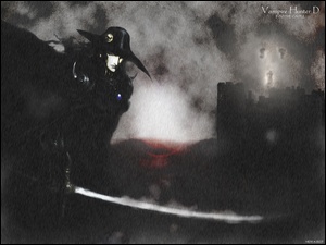 mgła, Vampire Hunter D - Bloodlust, szabla, osoba