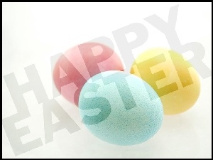 Wielkanoc, kolorowe jajeczka