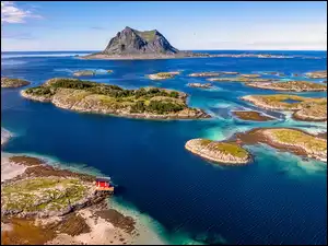 Okręg, Nordland, Morze Norweskie, Norwegia, Góra, Wyspy, Lofoty