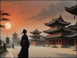 Ulica, Japonka, Domy