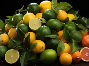 Zielone, AI, Limonki, Cytryny, Listki