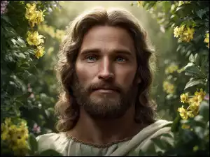 Grafika AI, Jezus Chrystus, Wiara, Chrześcijaństwo