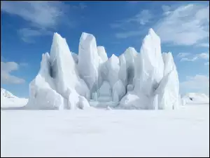 Śnieg, Zima, Góry lodowe