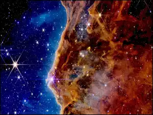 Kosmos, Gwiazdy, Promienie, Mgławica