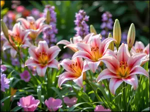 Grafika AI, Kwiaty, Lilie