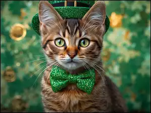 Muszka, AI, Zielona, Kot, Cylinder