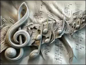 Grafika AI, Nuty, Klucz wiolinowy