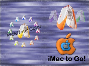 Apple, laptop, grafika, jabłko
