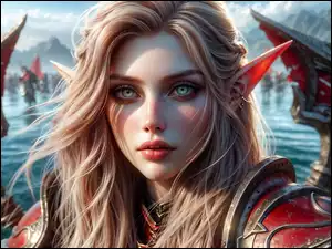 Fantasy, Dziewczyna, Elfka