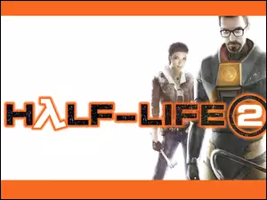 Half Life 2, postacie, mężczyzna, kobieta, logo