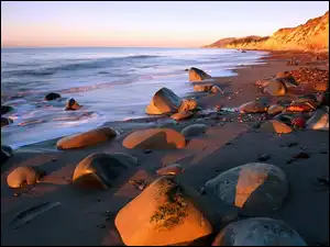 Kamienie, Brzeg, Morza, Głazy