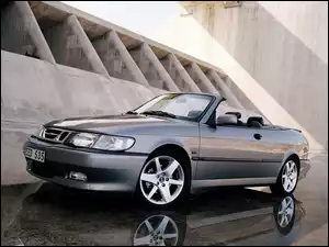 Cabrio, Srebrny Metalik, Saab 9-3