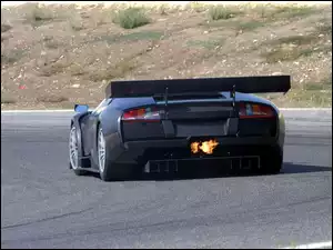 Lamborghini Murcielago, Wydechowa, Ogień, Rura