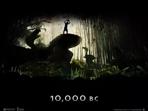 10000 Bc, zwierzęta, las, człowiek