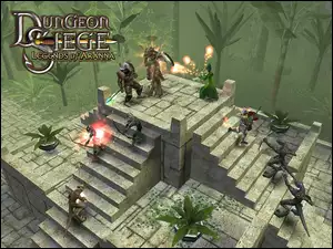 Dungeon Siege, szczyt, postacie, schody