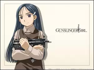 Gunslinger Girl, broń, kobieta, karabinek