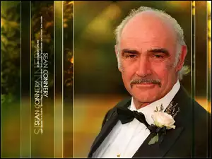 Sean Connery, czarny garnitur