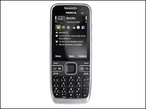 Przód, Nokia E55, Czarna