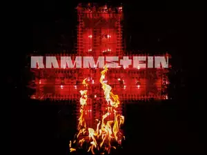 płomień, Rammstein, krzyż