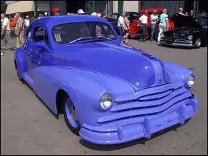 niebieski kolor, Pontiac, Samochody Zabytkowe