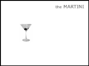 oliwka, Drinki, Martini